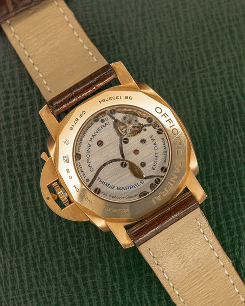 Luminor 1950 8-Days GMT Oro Rosa PAM00289 Rose Gold 44mm
