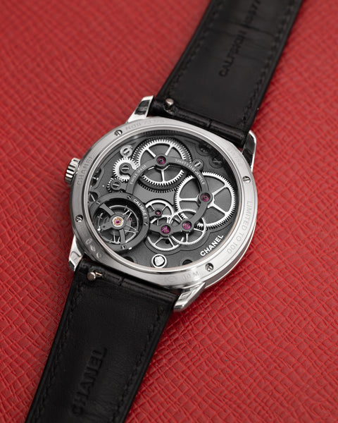 Monsieur De Chanel Jump Hour H6597 Platinum 40mm
