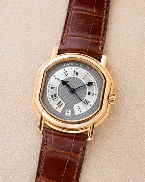 Central Seconds Ref. 177 "Le Sentier" Date Yellow Gold 35mm