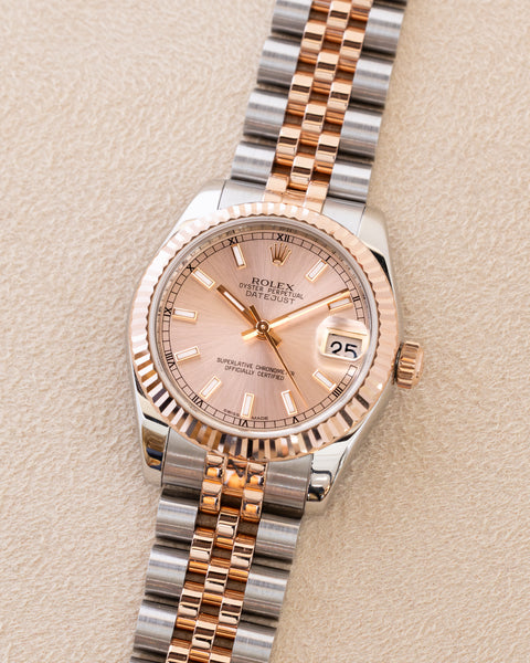 Datejust 178271 Oystersteel & Everose gold Sundust Dial 31mm