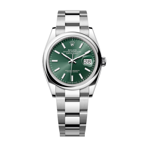 Datejust 126200 Steel Mint Green Dial 36mm