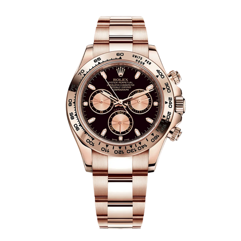 Daytona 116505 Everose Gold Cosmograph Black Dial Oyster Bracelet 40mm