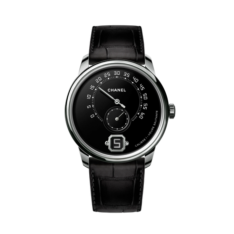 Monsieur De Chanel Jump Hour H6597 Platinum 40mm