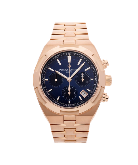 Overseas 5500V/110R-B952 Blue Dial Rose Gold 42mm