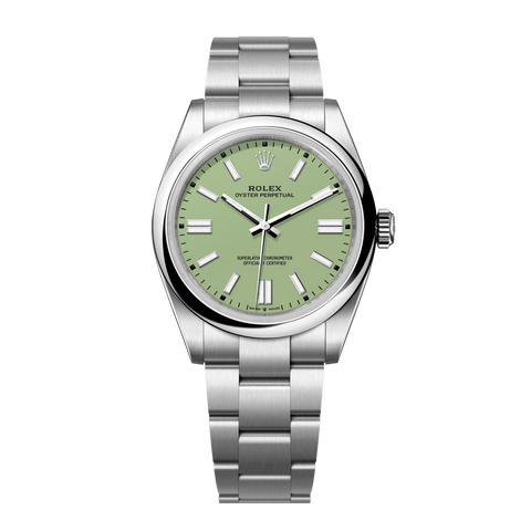 Oyster Perpetual 134300 Steel Pistachio Dial 41mm
