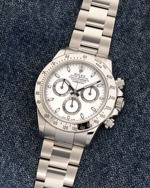 Cosmograph Daytona 116520 Steel White Dial 40mm