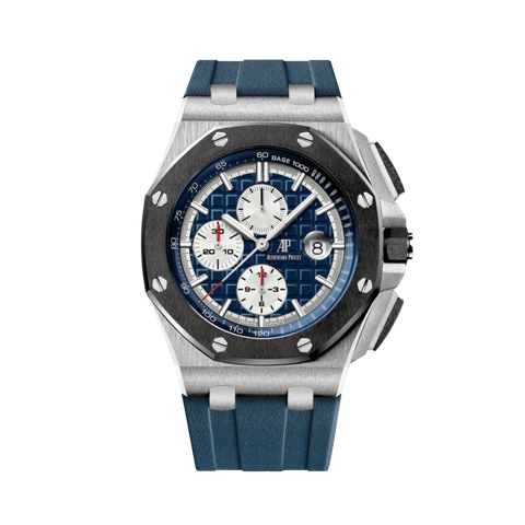 Royal Oak Offshore 26401PO.OO.A018CR.01 Platinum Navy Dial 44mm